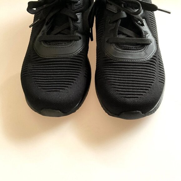 SKECHERS BOBS TOUGH TALK MEMORY FOAM SNEAKERS BLACK RUNNING SHOES 9.5 - Picture 5 of 12